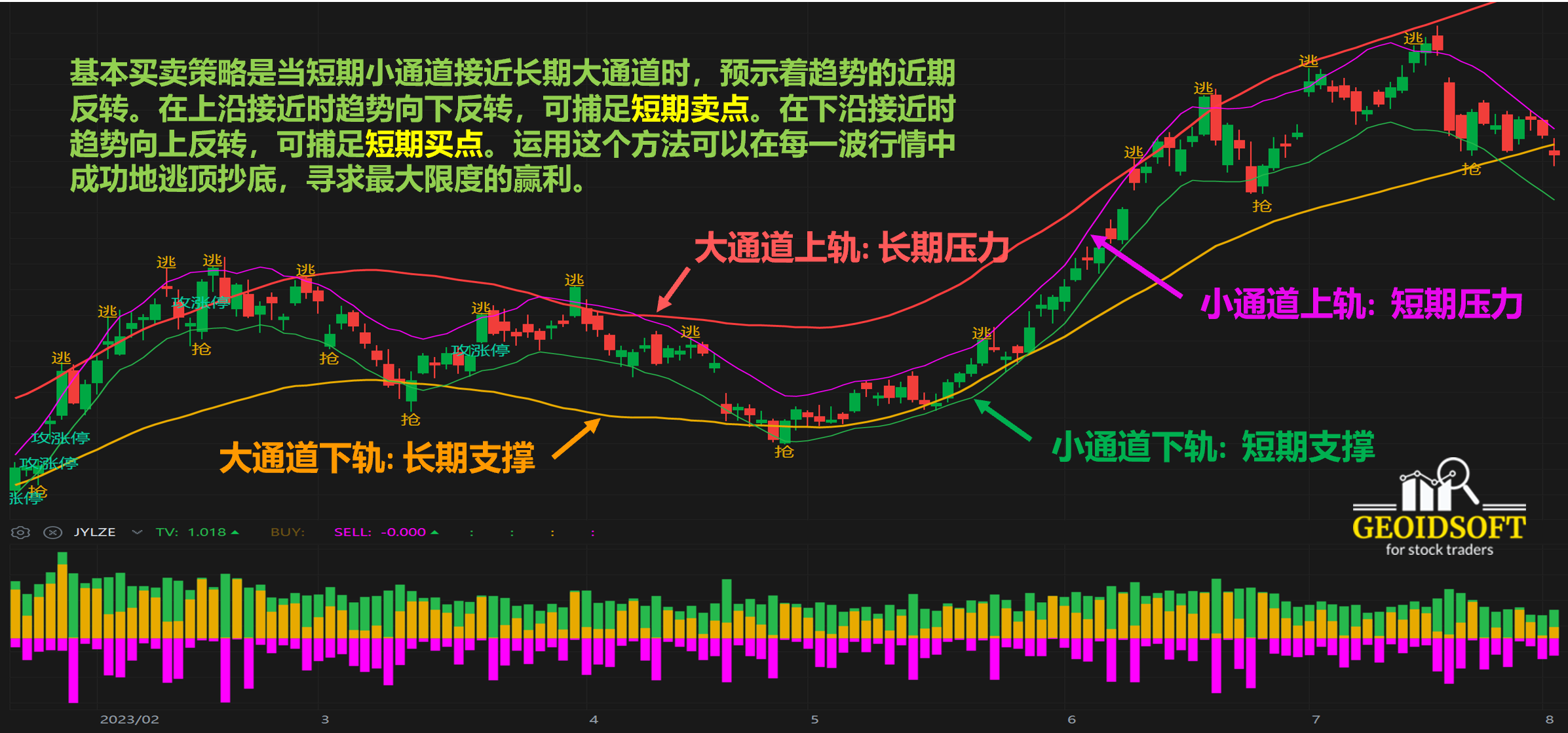 薛斯通道特色指标应用方法 