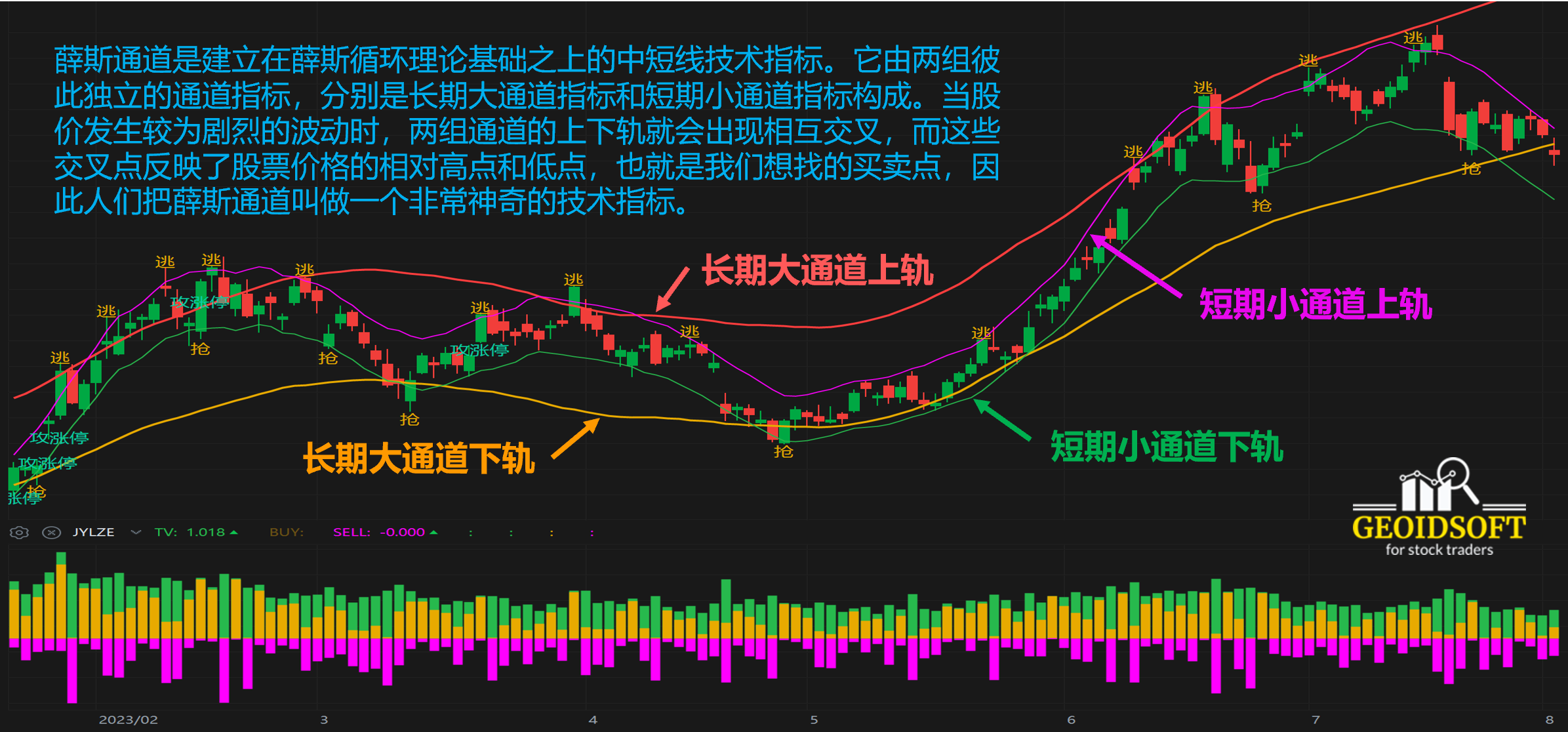 薛斯通道特色指标 